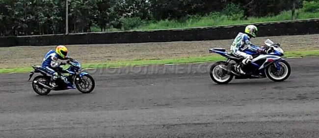 Top Speed Satria Fu Vs Sonic. Adu Performa Honda Sonic 150 vs Suzuki Satria FU Injeksi, Satria