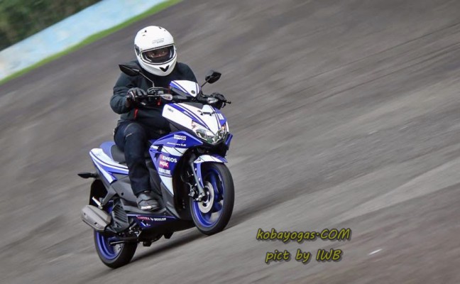 Aerox Top Speed. Review dan Test Ride Yamaha Aerox 125, Top Speed 110 km/jam