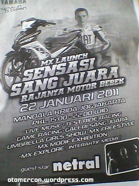 Monoshock Mx King. Sejarah skok belakang ambles dari Jupiter MX menjadi pengurang