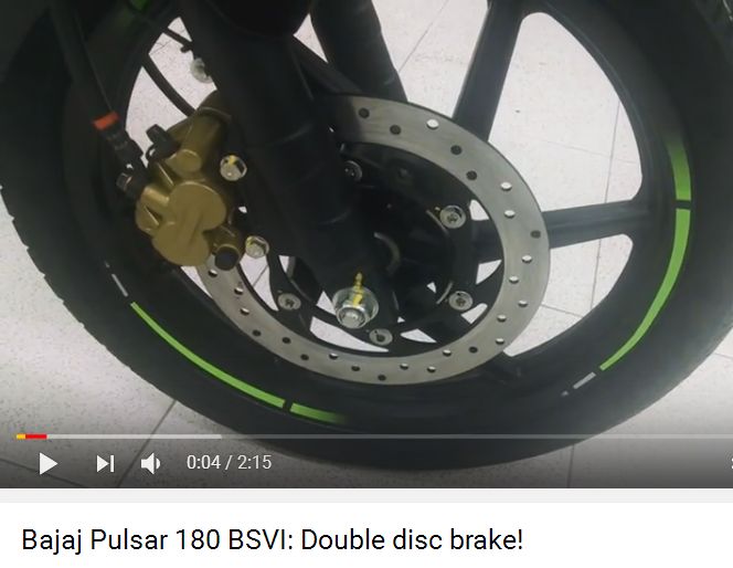 Motor Double Disk. Motor diberi sebutan double disc brake biar terdengar keren