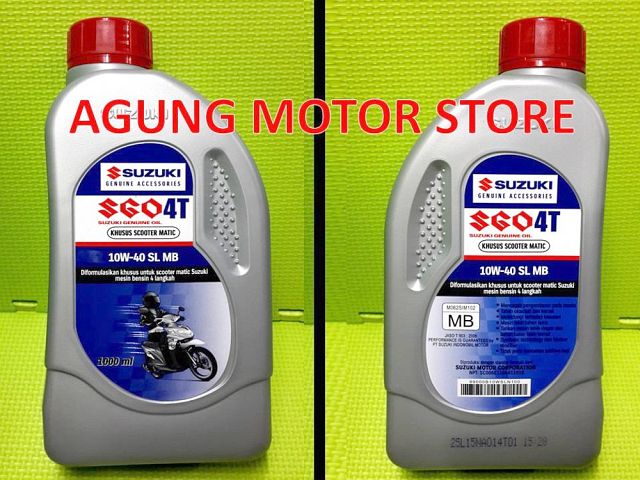 Oli Sgo Jelek. Suzuki Genuine Oil bukan oli mesin yang bagus