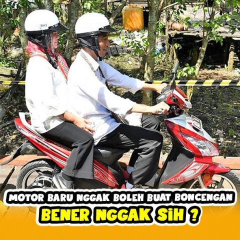 Bolehkah Motor Matic Baru Buat Boncengan. Benar gak sih gan, motor baru tidak boleh buat boncengan
