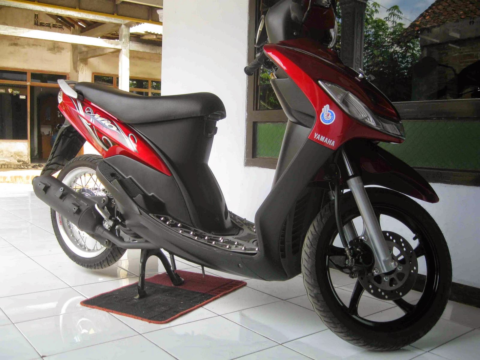 Modifikasi Mio Sporty Warna Merah. +60 Modifikasi Motor Mio Warna Merah Marun