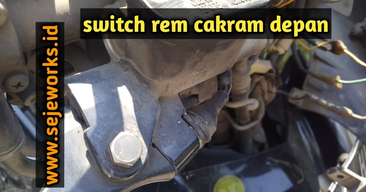 Letak Switch Rem Honda Beat. Cara Kerja Switch Rem Depan dan Switch Rem Belakang Sepeda