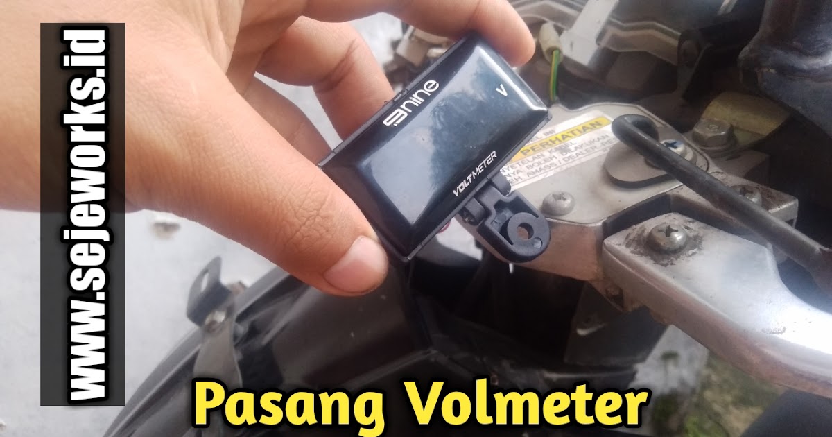 Cara Pasang Voltmeter 3 In 1. Cara Pasang Voltmeter Motor yang Mempunyai Kabel Tiga & Kabel