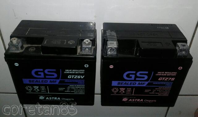 Perbedaan Aki Gtz6v Dan Gtz5s. Upgrade Aki Vario 125 Techno dengan Aki GS GTZ7S