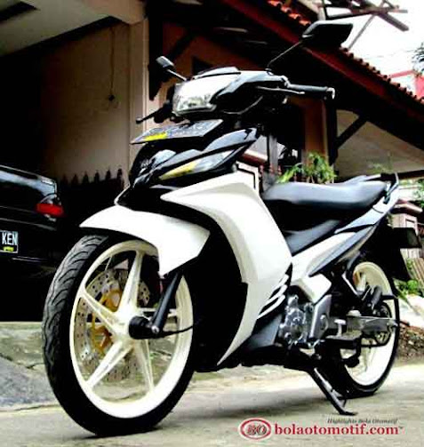 Modif Motor Jupiter Mx Warna Body. Yamaha Jupiter MX Hitam Putih Modif, Simpel & Keren