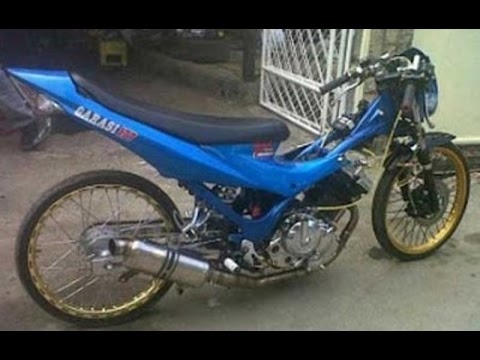 Cara Memasang Pangkon Skok Belakang Satria Fu. Modifikasi Satria Fu Ceper Belakang