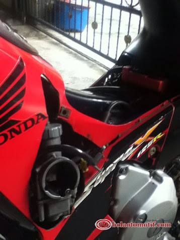 Modif Supra X 125 Road Race. Modifikasi Honda Supra 125 Semi Road Race ala M. Cesar