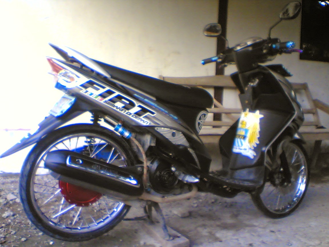 Modifikasi Mio Sporty Warna Silver. Inspirasi Terpopuler 18+ Modifikasi Mio Soul Warna Silver