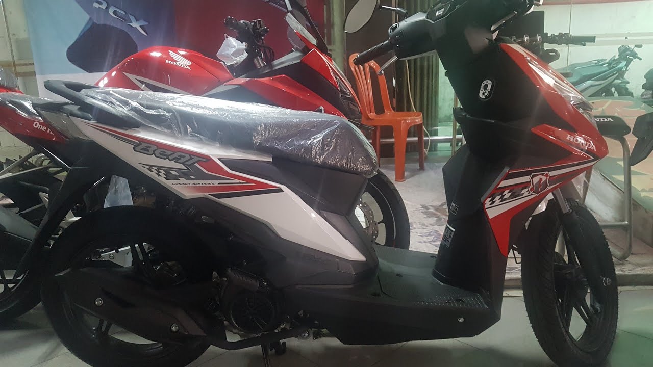 Beat Merah Putih 2018. Modifikasi Motor Beat 2018 Warna Merah Putih