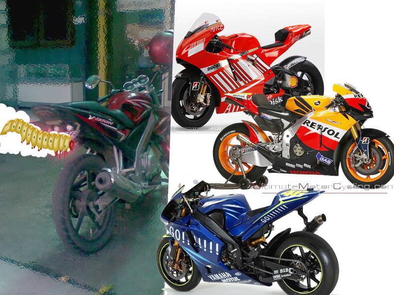 Spakbor Belakang New Vixion Dipotong. Spakbor Belakang Dipotong