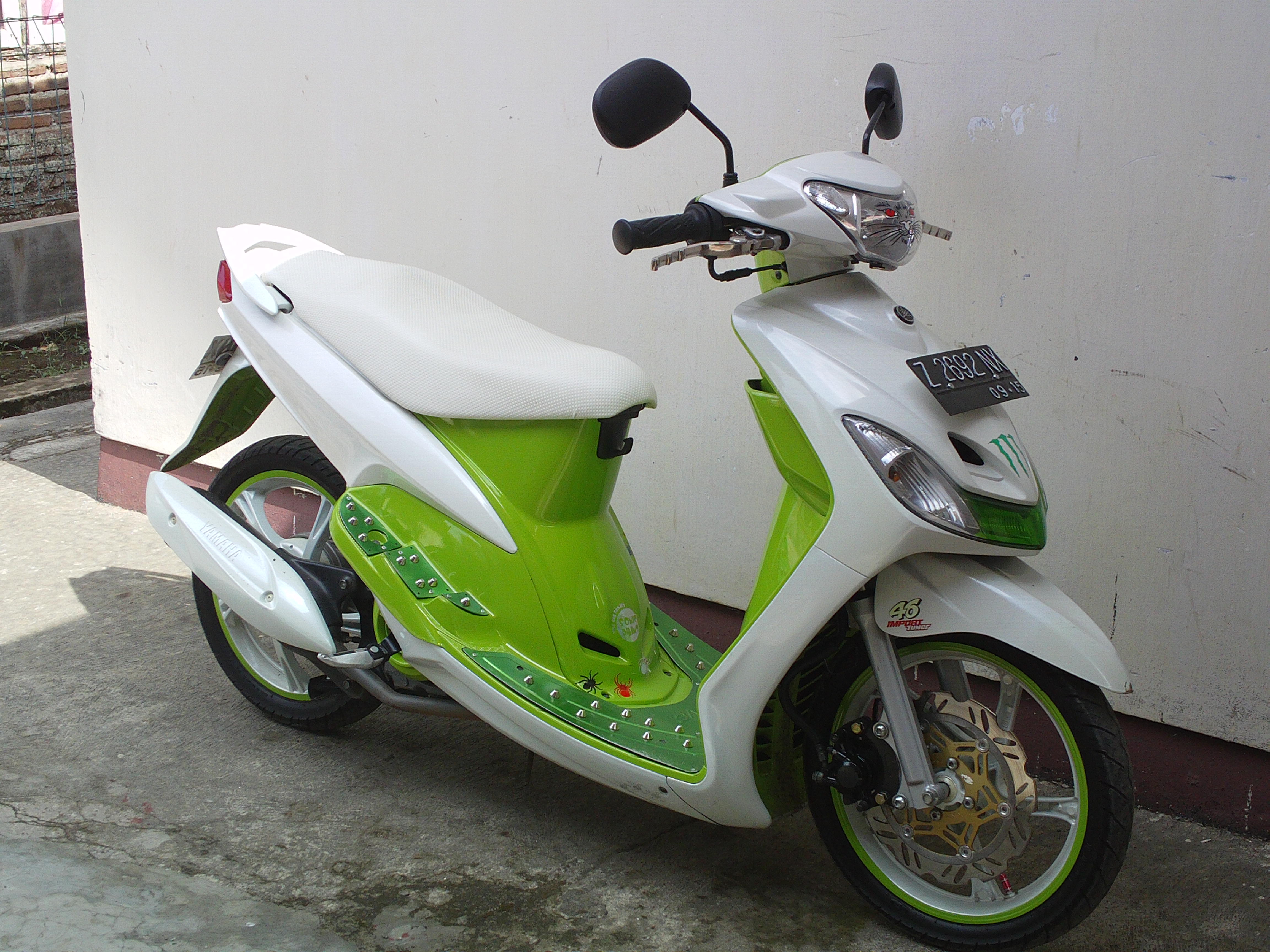 Modifikasi Mio Warna Putih. Kumpulan Koleksi Galeri Modifikasi Mio Putih Simple Terbaik Dan