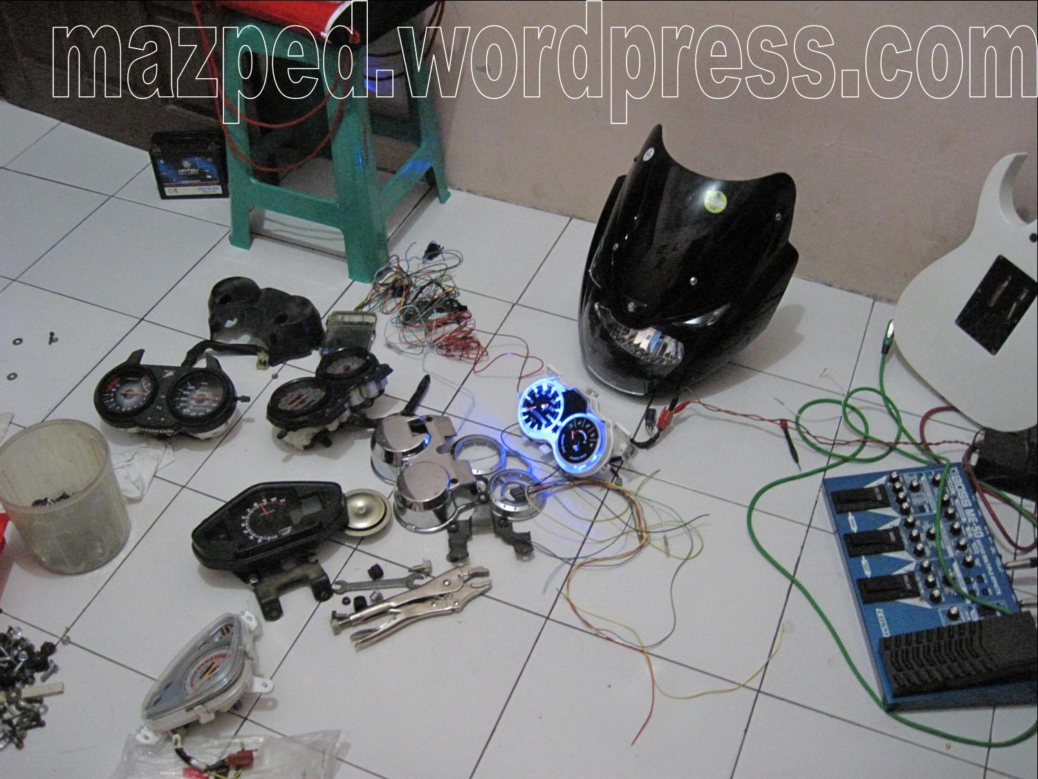 Warna Kabel Speedometer Megapro Primus. DIY Pasang Spido Digital NMP di Megapro Lawas
