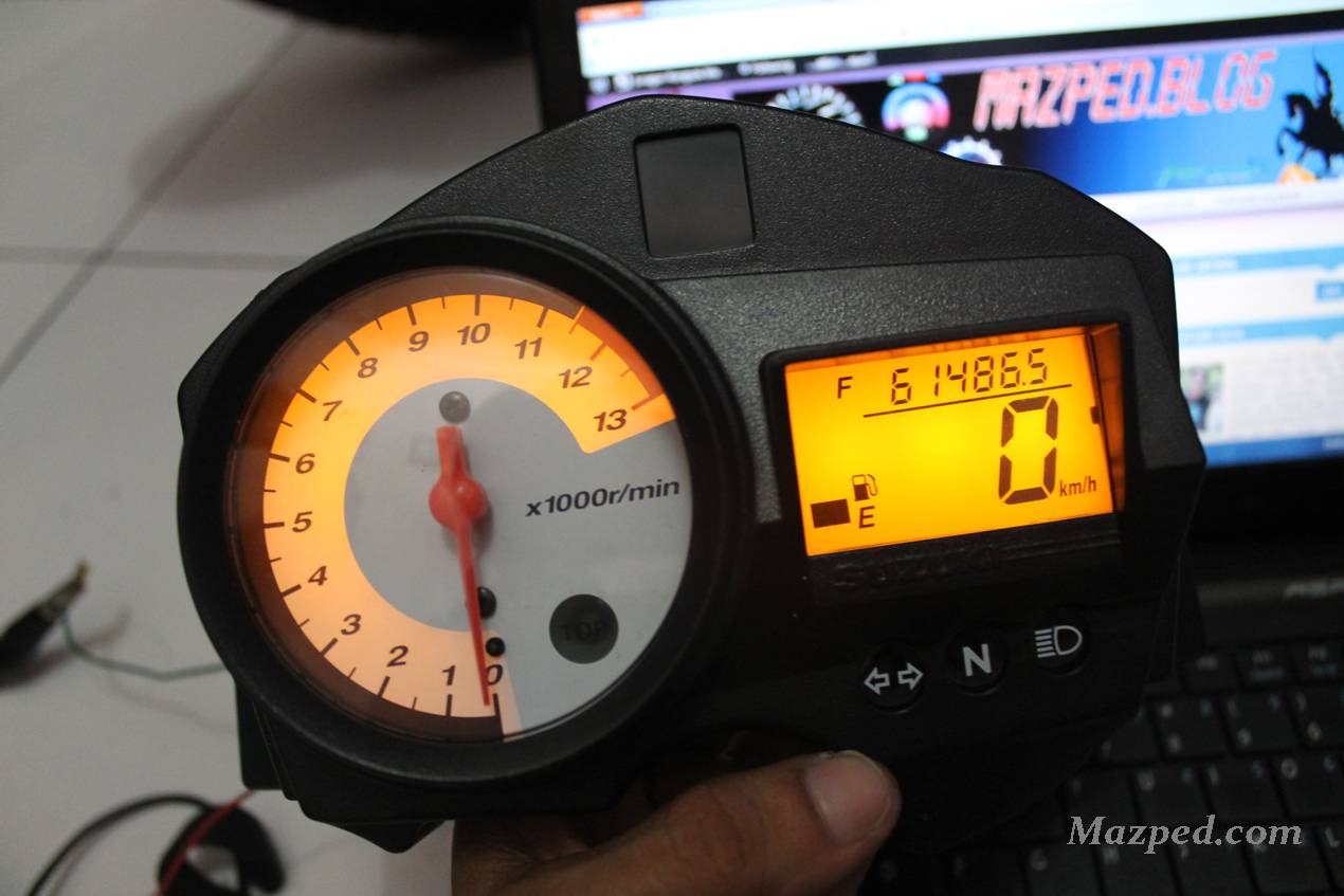 Jalur Kabel Sensor Speedometer Satria Fu. Wiring Diagram Spido Satria FU