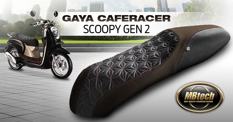 Jok Cafe Racer Scoopy. Gaya Cafe Racer Scoopy Gen 2