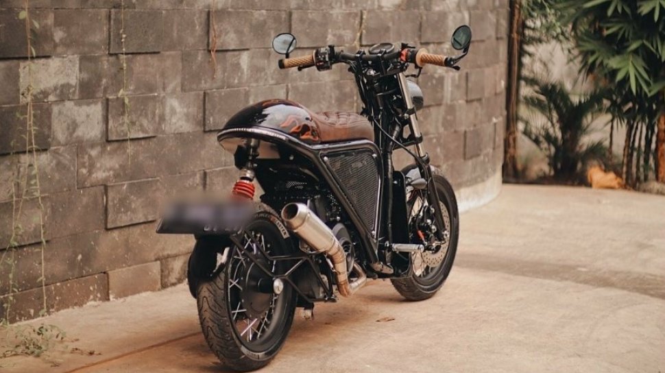 Mio Cafe Racer. Cadas, Skutik Yamaha Mio YouTuber Ini Dimodifikasi ala Cafe Racer