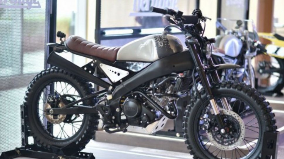 Vixion Custom Xsr. Ini Jadinya saat Yamaha XSR 155 Dimodif Kustom, Buat Vixion