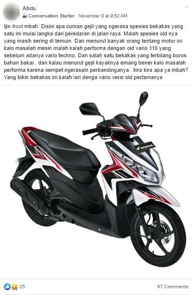 Konsumsi Bbm Vario Techno 110. Honda Vario Tipe Ini Mulai Langka, Warganet: Performanya Bikin