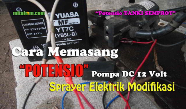 Cara Pasang Dimmer. Cara Pasang POTENSIOMETER yang Benar pada Pompa DC 12V