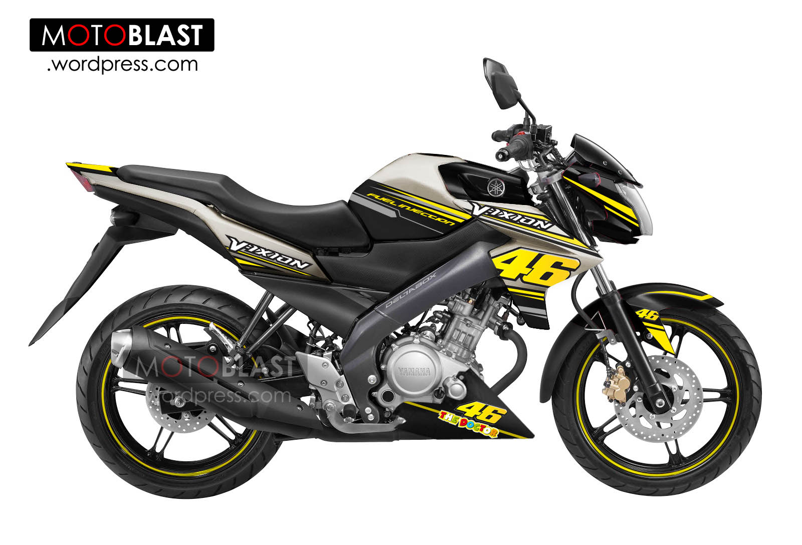 Warna Modifikasi Motor Vixion. 95 Modifikasi Motor Vixion Warna Titanium Gold ...
