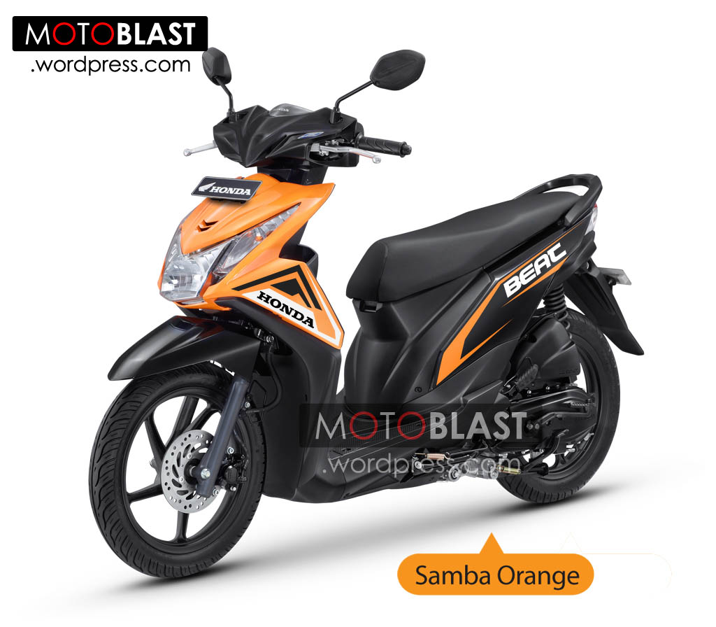 Modifikasi Beat Fi Warna Orange Putih. Kumpulan Modifikasi Beat Fi Orange Hitam Terupdate