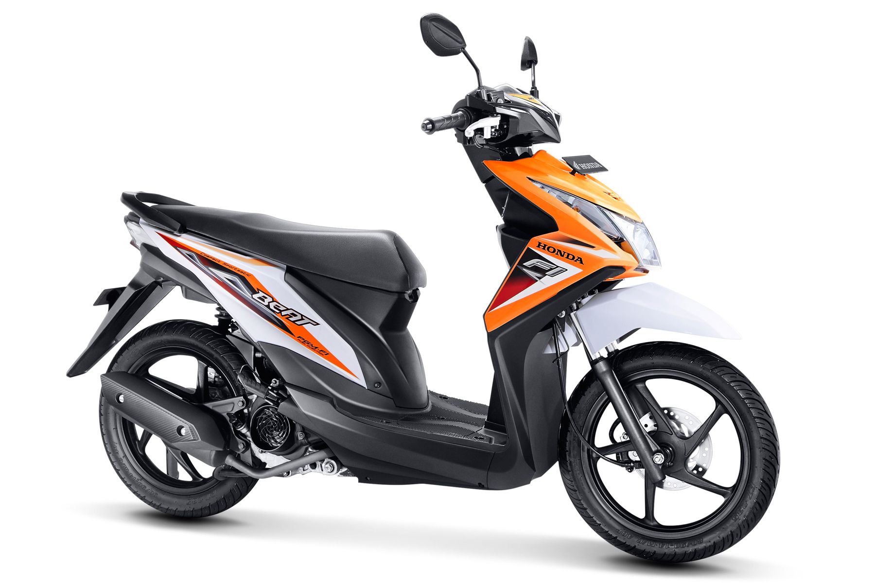 Modifikasi Motor Beat 2014 Warna Putih. 73 Modifikasi Motor Beat Putih Orange Terbaru Dan Terkeren