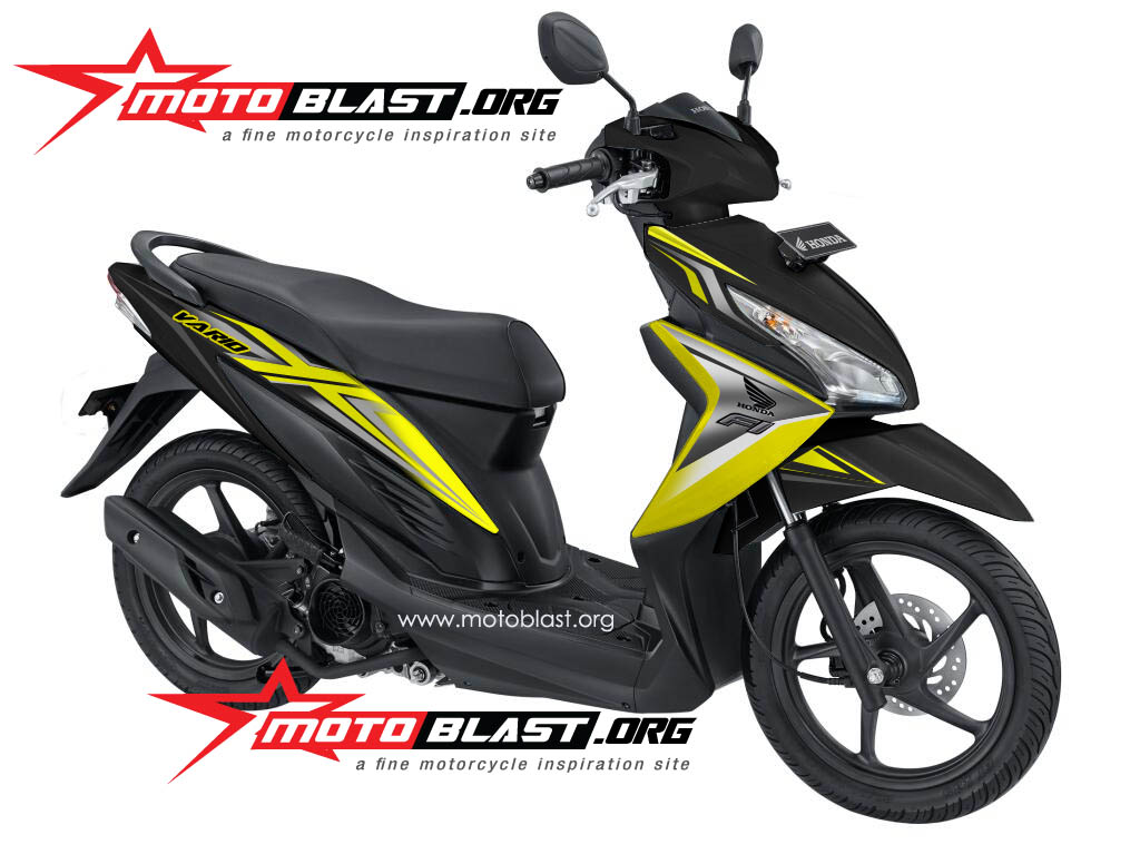 Honda Vario 110 Fi Modifikasi. Modif Striping Honda Vario 110 FI 2014 !!