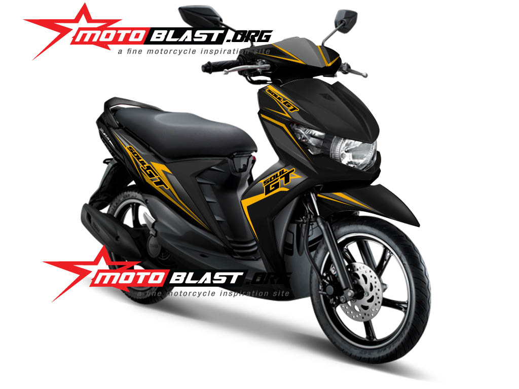 Modifikasi Motor Mio Sporty Warna Hitam. 95 Foto Modifikasi Motor Mio Warna Hitam