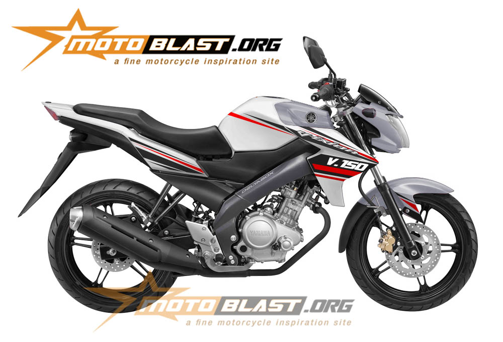 Vixion Abu Abu Modif. Modif Striping Yamaha New Vixion White Grey! Simpel ajah