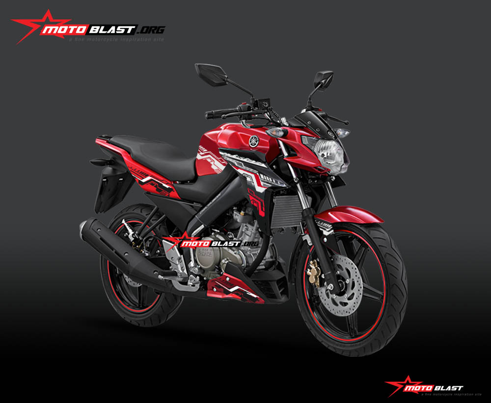 Modifikasi Vixion Nva. Modif Striping Yamaha New Vixion Advance Red black! Hi tech