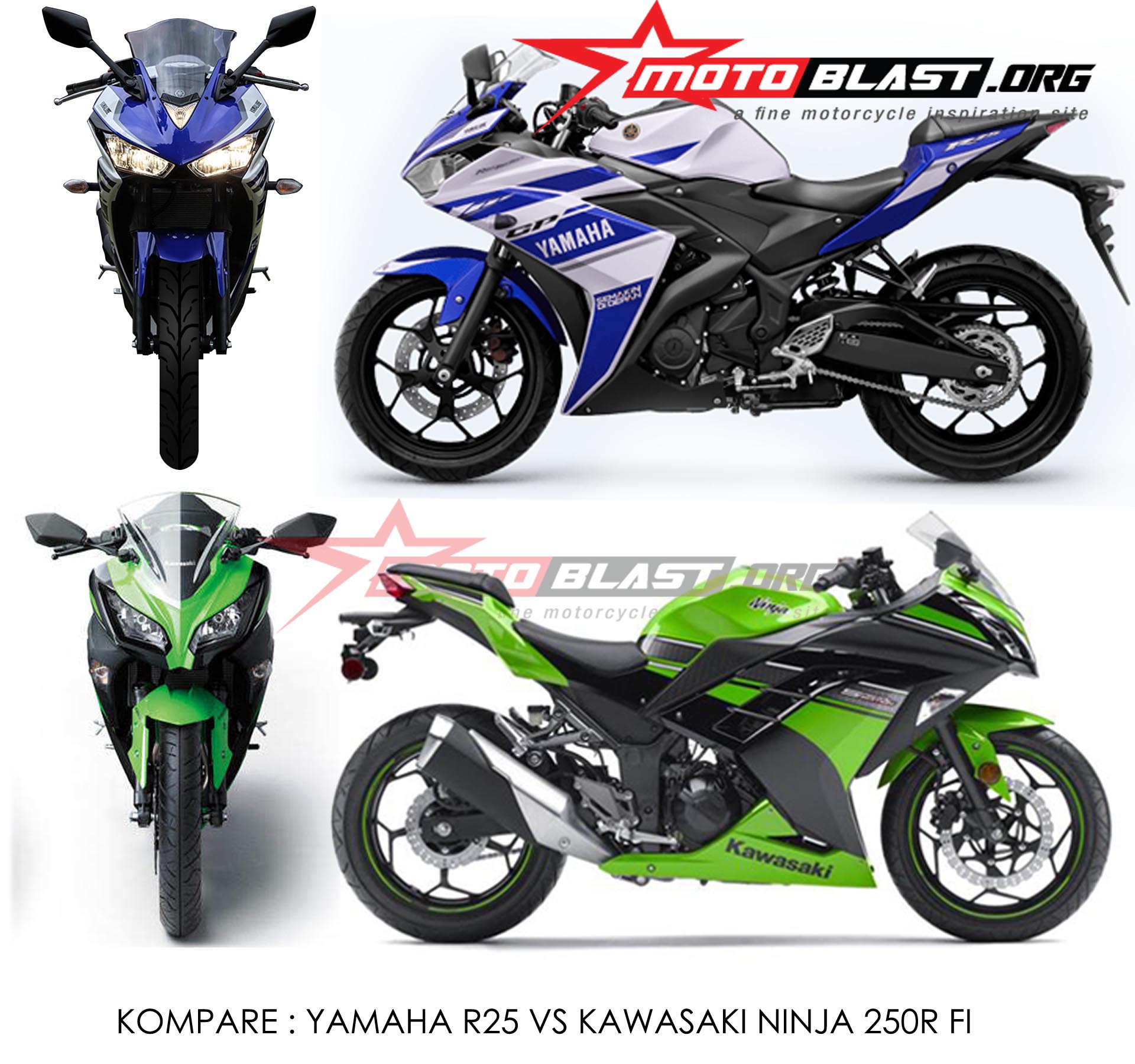 Tinggi Jok Ninja 250 Fi. HOT : Full Kompare head to head Yamaha R25 VS Kawasaki Ninja
