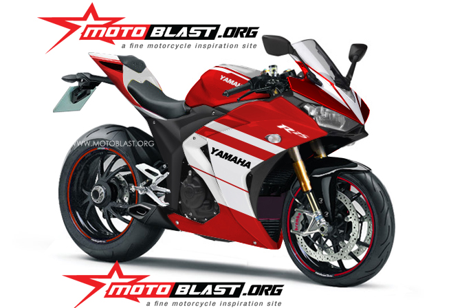 R25 Merah Modif. HOT : Modif Yamaha R25 merah menjadi kayak DUCATI!! Garang