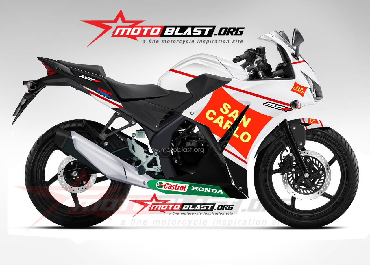 Cbr Lokal Modif Motogp. Modif Striping New Honda CBR150R Lokal