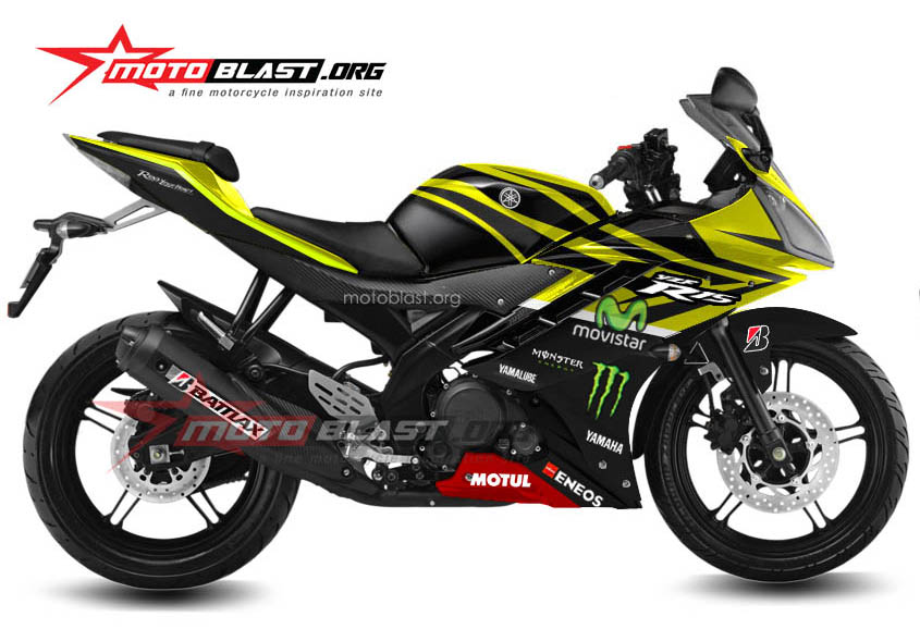 R15 Kuning Modif. Modif Striping Yamaha R15 Black-Yellow stabilo!!