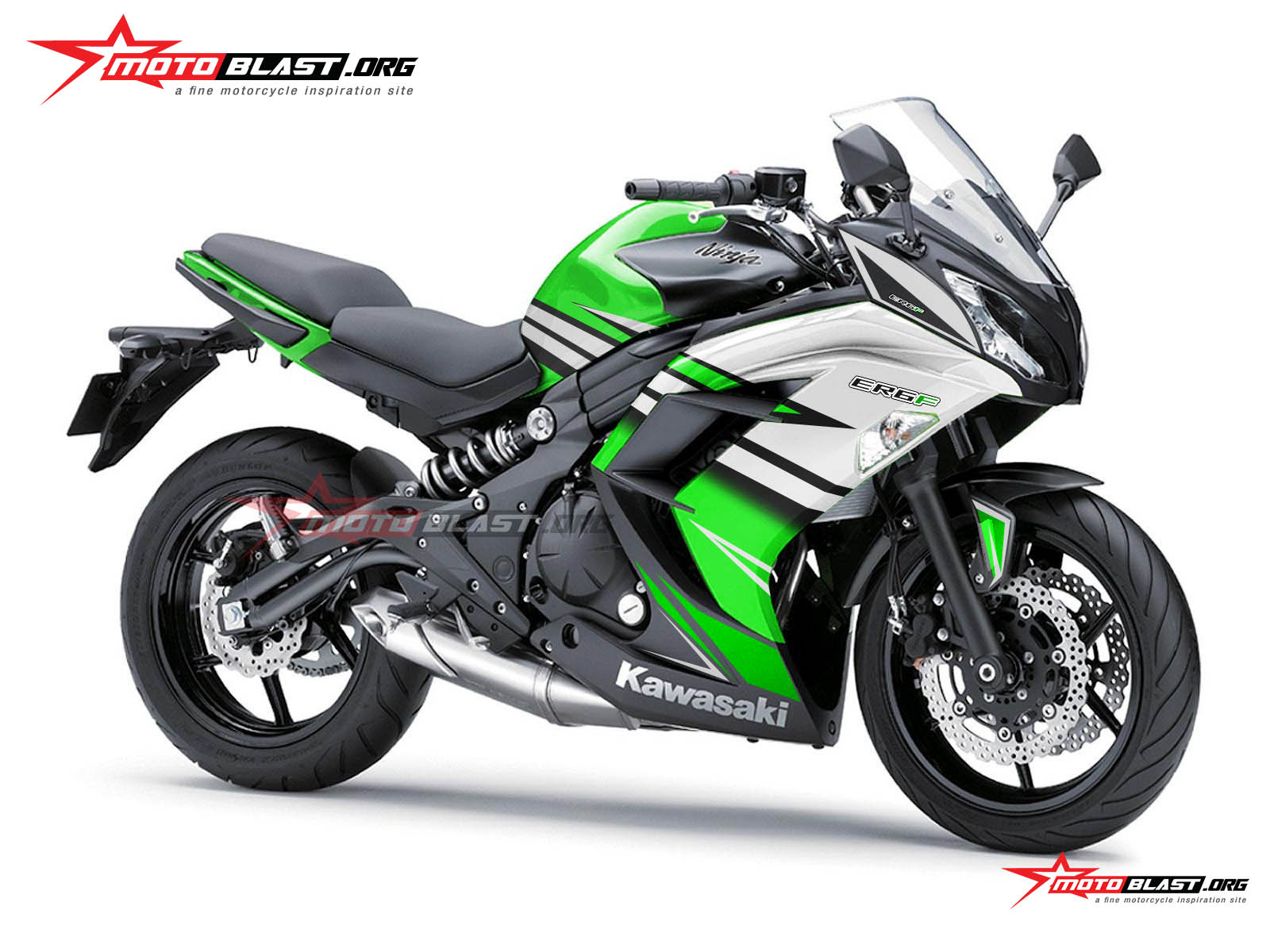 Er6f Modif. Moge series: Modif Striping Kawasaki Ninja ER6F