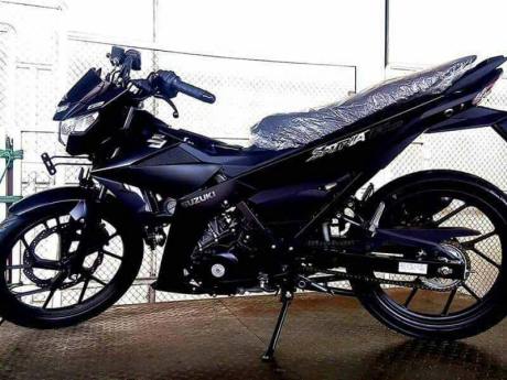 Fu Black Predator. penampakan Suzuki Satria FU 150Fi black predator