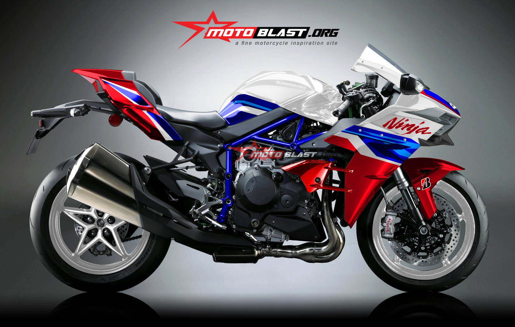 Harga Ninja H2r Modif. Kawasaki H2R livery HRC, hahaha