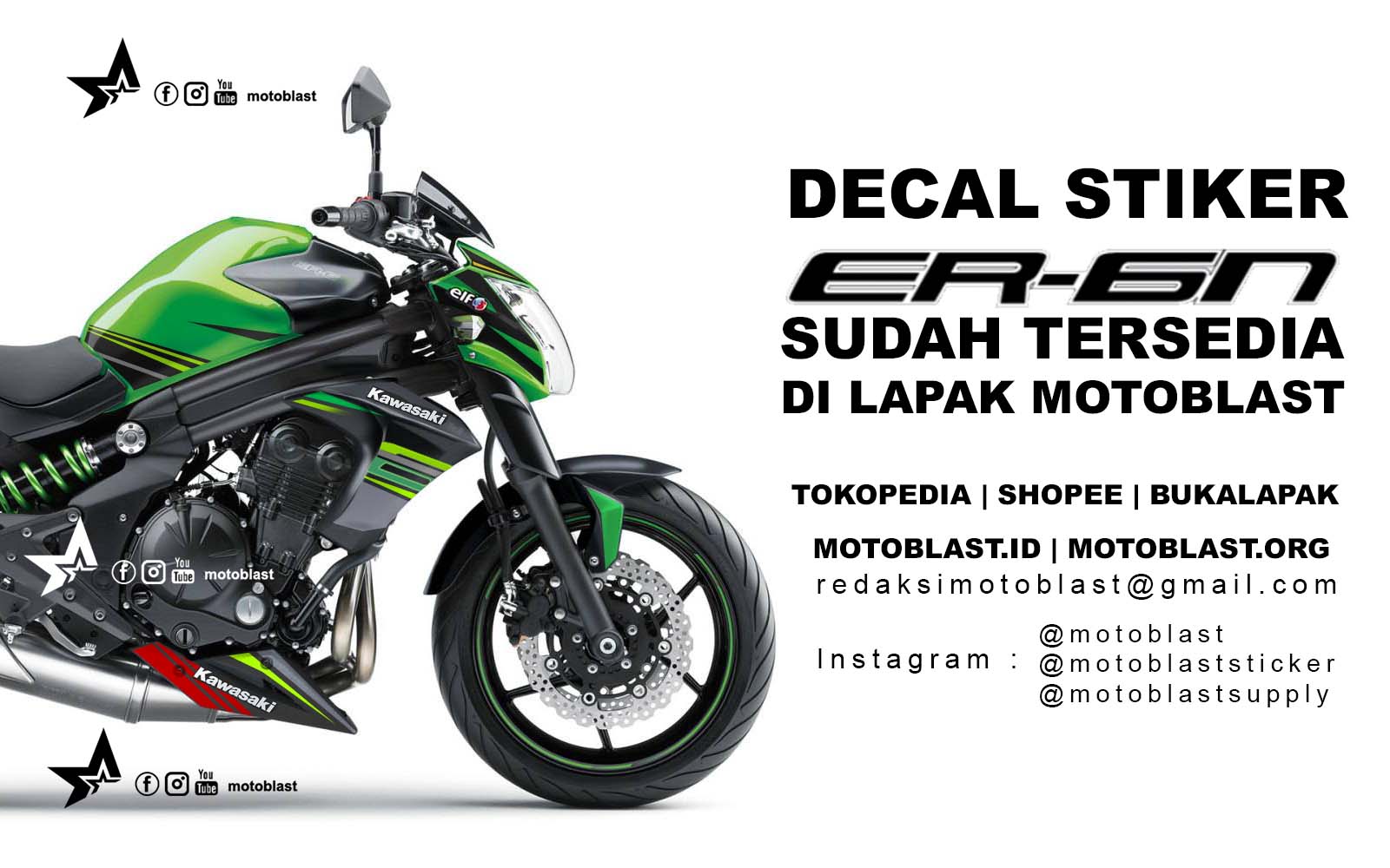 Modifikasi Er6n. Modif striping Kawasaki ER6N KRT Series