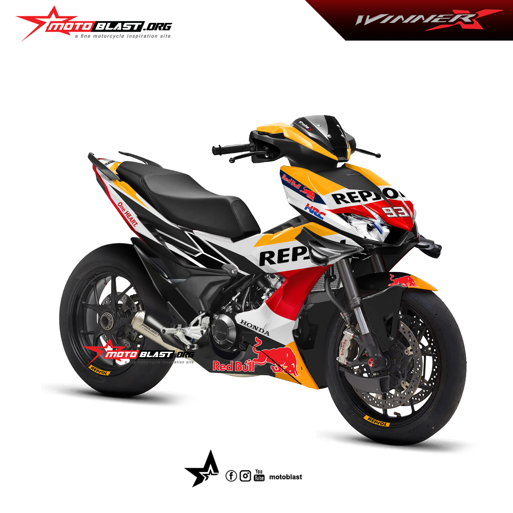 Cb150r Modif Hedon. Digital Imaging Modifikasi Honda Winner X Repsol ubah kaki kaki