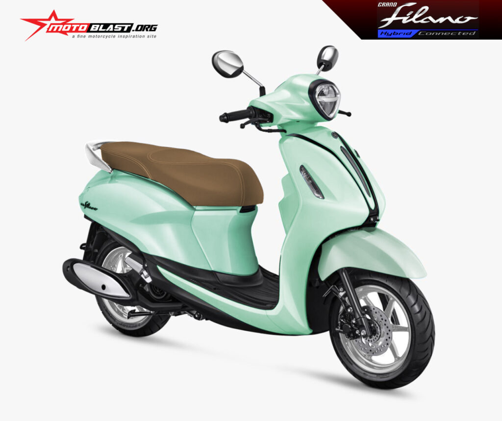 Honda Scoopy Pastel. Digital Modifikasi Yamaha Grand Filano warna hijau pastel semakin