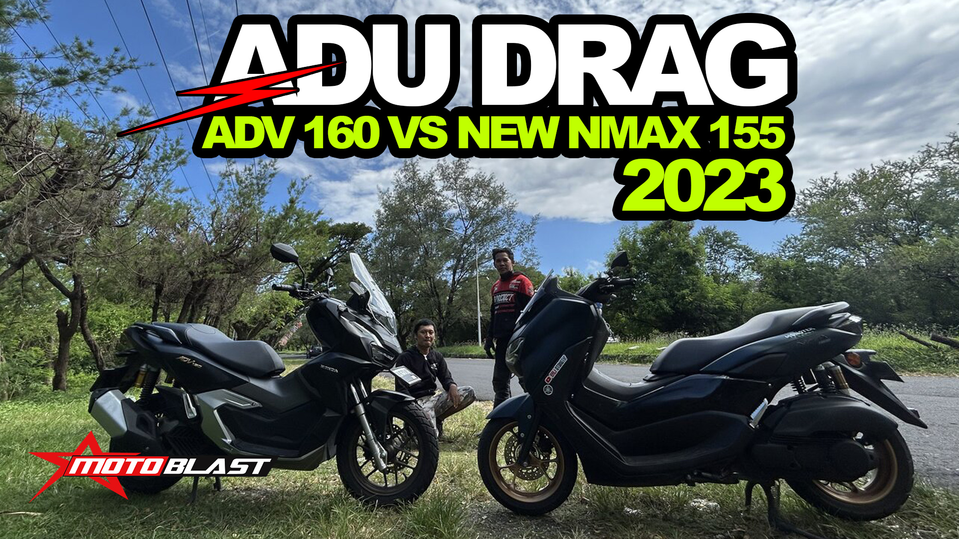 Nmax Vs Satria Fu. [VLOG]Adu Drag Honda ADV 160 VS New Nmax