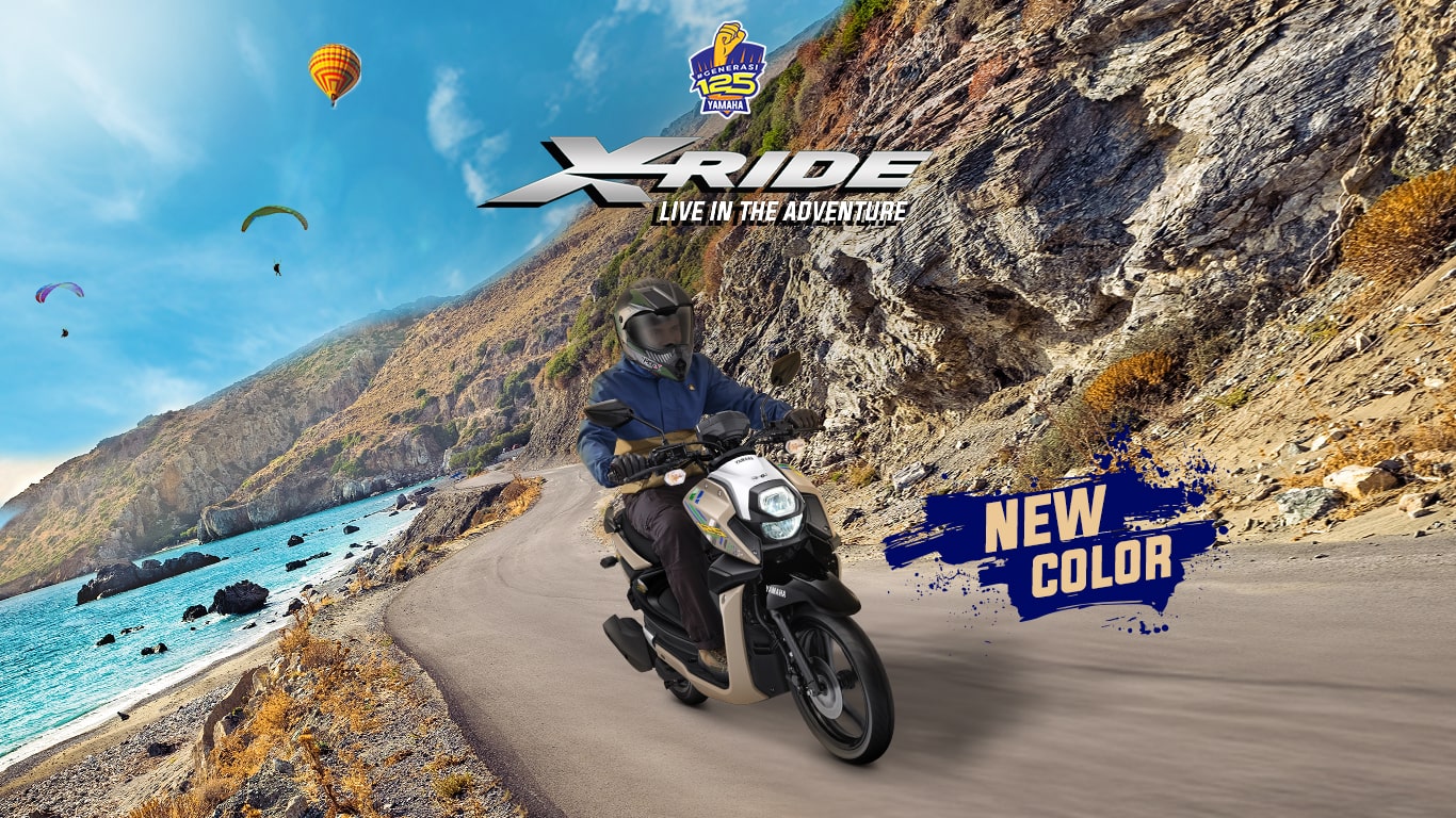 X Ride 125 Modif. Yamaha X-Ride 125 muncul warna baru yang lebih adventure