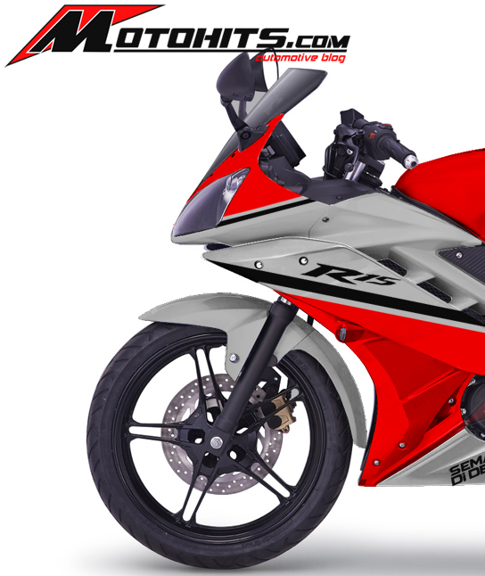 R15 Merah Modif. Modif Decal Yamaha R15, Simple Red White