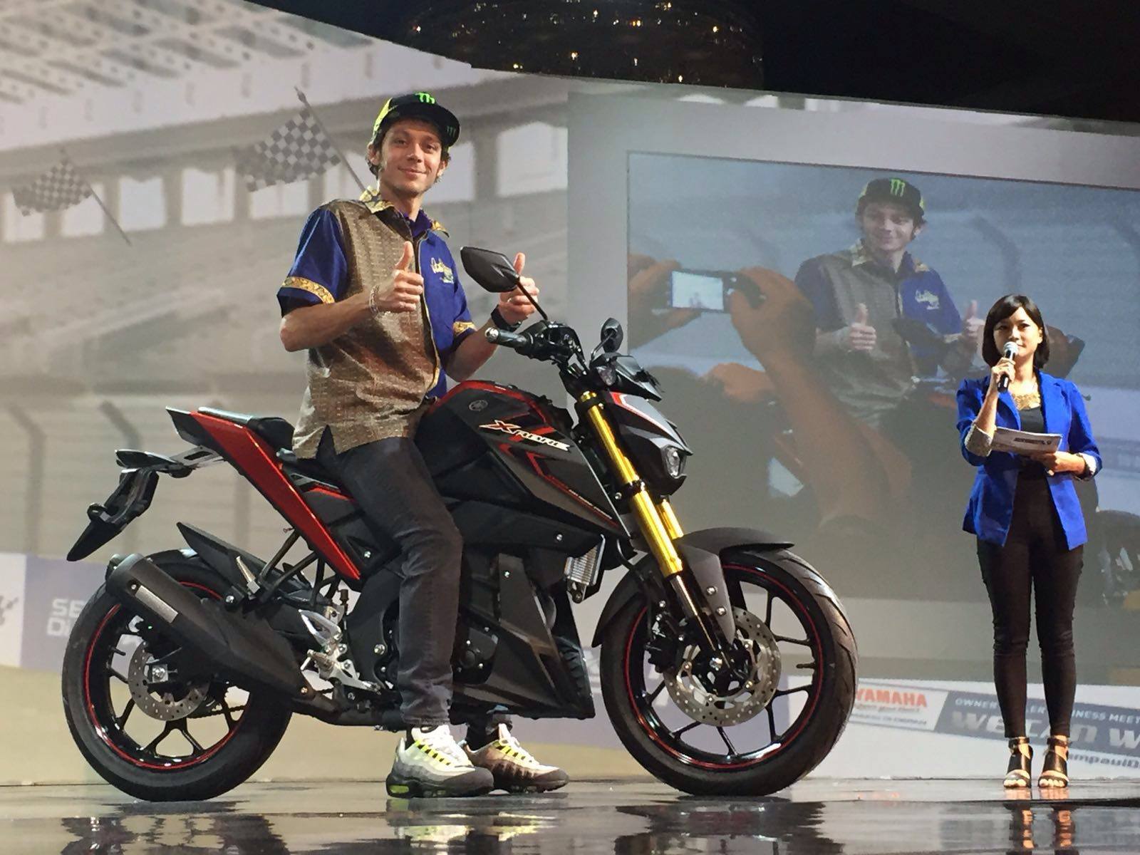 Yamaha M Slaz 150 Indonesia. Yamaha Xabre 150 (2016) dilancarkan di Indonesia oleh Valentino