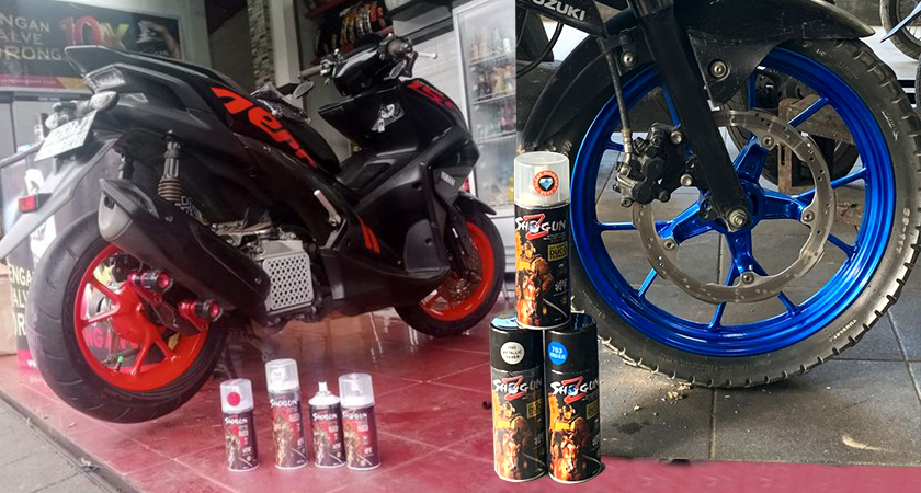 Warna Motor Biru Metalik. Warna Velg yang Cocok untuk Motor Warna Biru