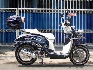 Scoopy Modif Retro. Modifikasi Honda Scoopy Retro, Tepat!