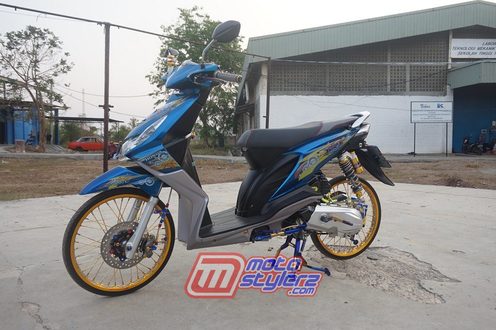 Modifikasi Honda Beat 2012. Modifikasi Beat “2012 (Cikarang): Perdana Bersolek Thailook