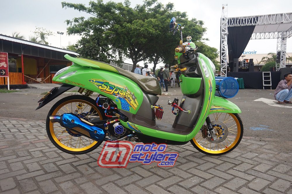 Modifikasi Scoopy Thailook. Modifikasi Scoopy “2016 (Cibinong): Modis Digeber Malming