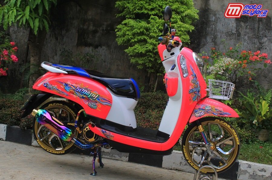 Modifikasi Scoopy Babylook. Modifikasi Scoopy”2015-Belitang: Percaya Pilihan Istri, Terbitlah